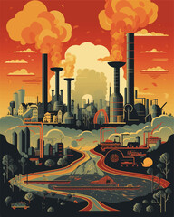 Ecology Illustration, city - 756500092