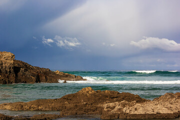 beach and sea