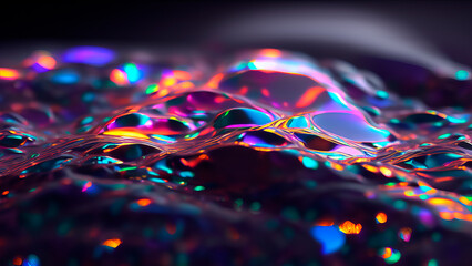 Abstract liquid holographic background