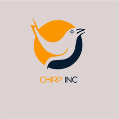 Chirp Inc 02,  logo design, minimalist logo, unique logo, logo maker, creative logo, brand identity