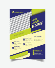 Corporate Business Print Ready Flyer or Creative Business Flyer and Unique Business Leaflet Template