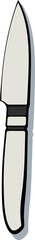 Vector Illustration of Professional Sushi Knives with Yanagiba Blades and Octagonal Handles