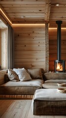 Warm Wooden Retreat