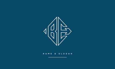 BE, EB, B, E, Abstract Letters Logo Monogram