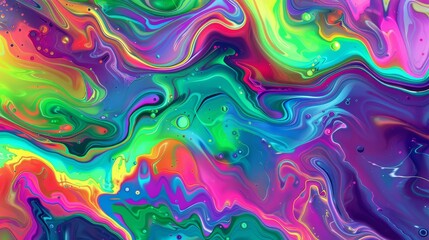 abstract painting background liquid colorful background, employing the liquid marble technique in a bright color palette.