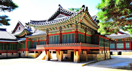 Obraz premium Korean traditional architecture