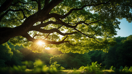 Fototapeta premium 新緑の公園