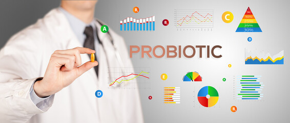 Fototapeta premium Nutritionist giving you a pill