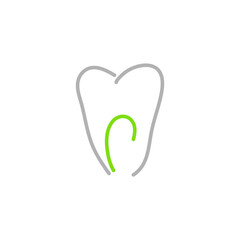 hand drawn tooth icon