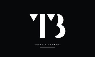 TB, BT, T, B, Abstract Letters Logo monogram