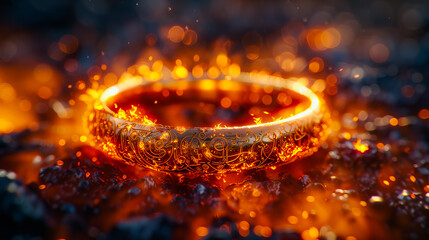 Fiery Ring of Magic