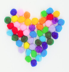 heart shaped candies