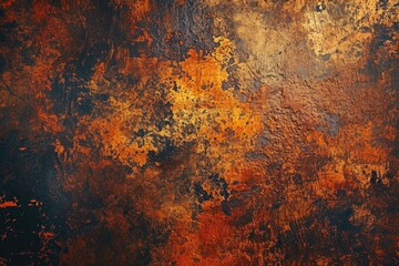 Vintage Copper Texture: Abstract Brown Background with Matte Metallic Gradient