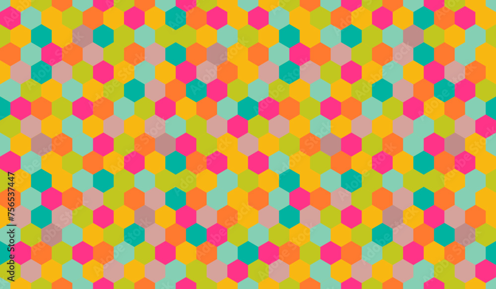 Aufkleber honeycomb vector pattern for design textiles and backgrounds