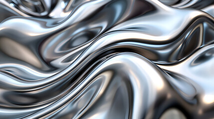luxury sliver color Abstract wave background. Abstract soft color waves sliver background with some smooth lines - obrazy, fototapety, plakaty