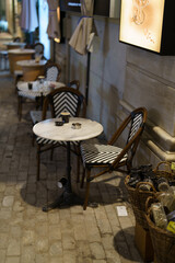 Athens restaurant tables and chairs