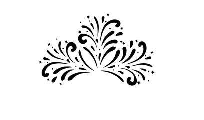 fireworks silhouette