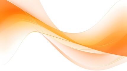 orange and white wave curves forming abstract pattern on white surface
