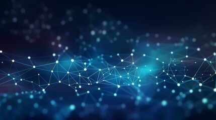 Abstract background with connecting lines and dots