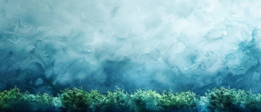The blue and green abstract watercolor is a good art background for design. It can be daubed, splotched, and stained.
