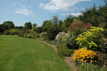 Obraz premium Jardin botanique, Rospico, Nevez, region Bretagne, 29, Finistère, France