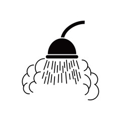 shower icon design. bathing sign and symbol.