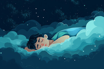 World Sleep Day Vector Design For Banner or Background 