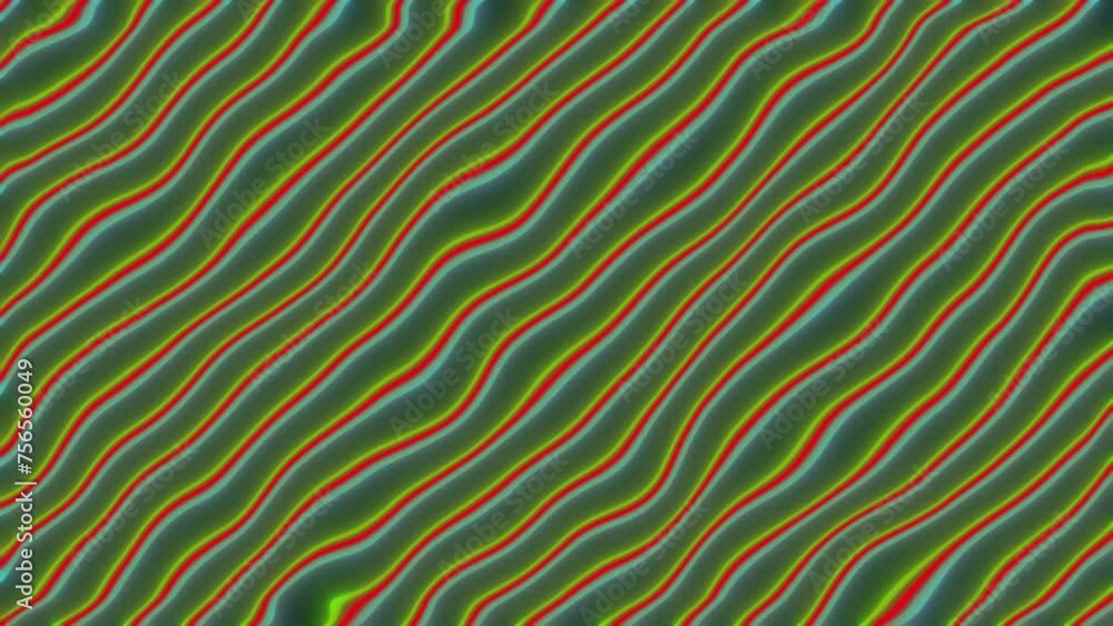 Poster curved colored dynamic lines move.