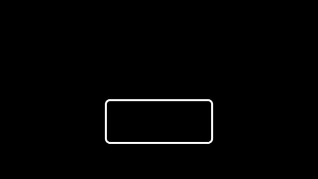 Rotate your phone, social media sign animation.