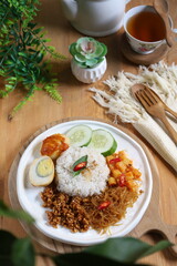 Nasi Uduk the most popular indonesian menus for breakfast