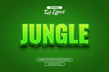 Jungle text effect