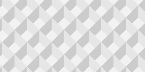 Abstract cubes geometric tile and mosaic wall or grid  hexagon technology transparent wallpaper. white and gray geometric block cube structure backdrop grid triangle texture vintage design.