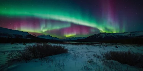 Selbstklebende Fototapeten  aurora borealis © waleed