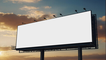 Obraz premium blank billboard on the background
