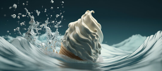 splash of vanilla milk ice cream cone 5