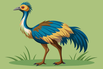 Ostrich vector illustration 