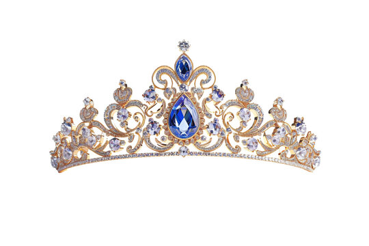 Tiara Crown Isolated on Transparent Background