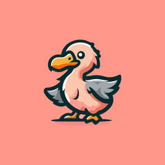 Dodo Cute Mascot Logo Illustration Chibi Kawaii is awesome logo, mascot or illustration for your product, company or bussiness © Artbibun