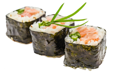Kappa maki japanese food Isolated  white background