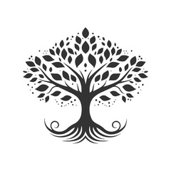 Intricate Enlightenment: Bodhi Tree Logo