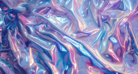 liquid metallic pattern holographic iridescent in y2k pastel shiny colors futuristic sci-fi background pattern art print fluid wavy design seamless satin look foil oil spill 