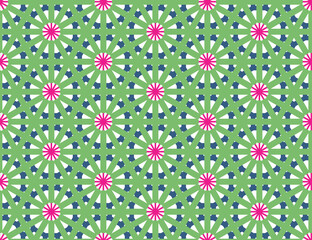 Floral colorful seamless pattern. Bright botanical digital and scrapbook paper..