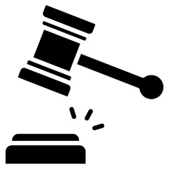 Gavel Icon Element For Design