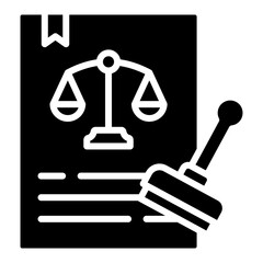 Legal Seal Icon Element For Design