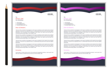 letterhead design template...