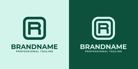 Modern Initials OR Logo, suitable for business with OR or RO initials