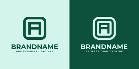Modern Initials OA Logo, suitable for business with OA or AO initials