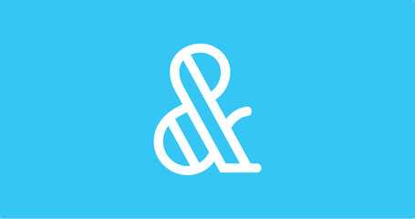 Letter 8 logo design or & symbol icon