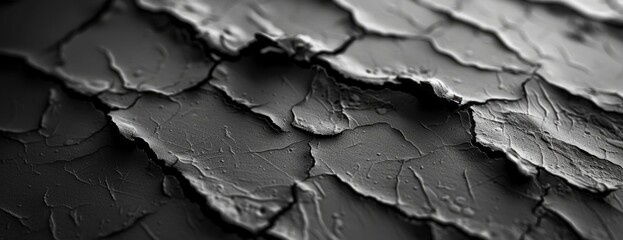 Minimalistic Black Texture: Cardboard Close-Up with Subtle Lighting - Abstract Neo-Noir Desktop Wallpaper - obrazy, fototapety, plakaty