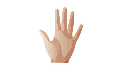 Hand icon Vector. flat vector isolated on white background